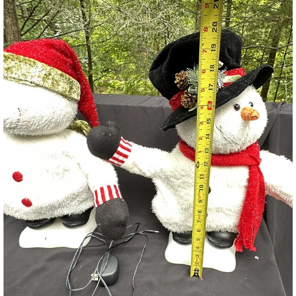 2 FIB Burton and Burton Snowmen 20” Tall - Couldn’t Get Them To Work. For Parts. - Picture 9 of 12